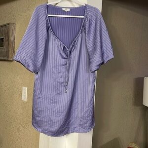 Entro Xl Purple silk Top